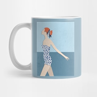 Summer Series Collage , Seaside Spot Mug